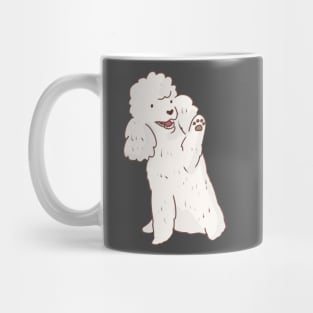 poodle dog art Mug